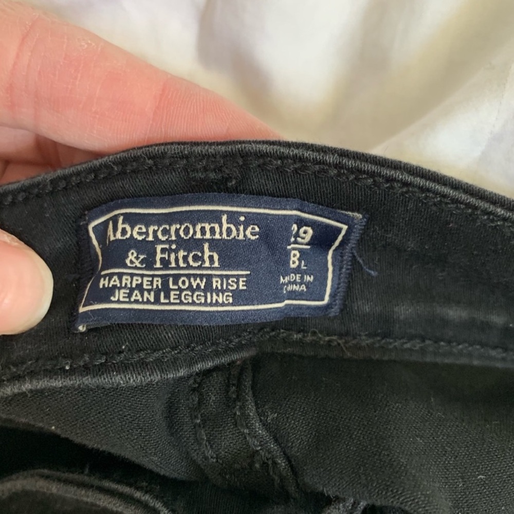 Abercrombie and Fit Harper Low rose jean legging